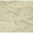 thumbnail image 4 of oneOone Organic Cotton Poplin Twill Fabric Carrot & Rabbit Face Animal Print Sewing Fabric BTY 42 Inch Wide, 4 of 4