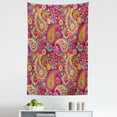 thumbnail image 1 of Colorful Tapestry, Paisley Patterns Based on Traditional Eastern Pastel Design, Fabric Wall Hanging Decor for Bedroom Living Room Dorm, 5 Sizes, Multicolor, by Ambesonne, 1 of 1