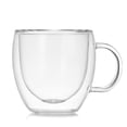 thumbnail image 3 of Coofit 2PCS 5.1oz Espresso Cup Creative Insulated Espresso Glass Coffee Glass, 3 of 10
