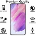 thumbnail image 6 of (3 Pack) amFilm Samsung Galaxy S21 FE Tempered Glass Screen Protector (5G 2021), 6 of 6