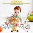 thumbnail image 2 of Interactive Giraffe Plush Toy - Sings, Dances, Lights Up, and Repeats What You Say, Musical Rocking Electronic Toy for Kids, 2 of 5
