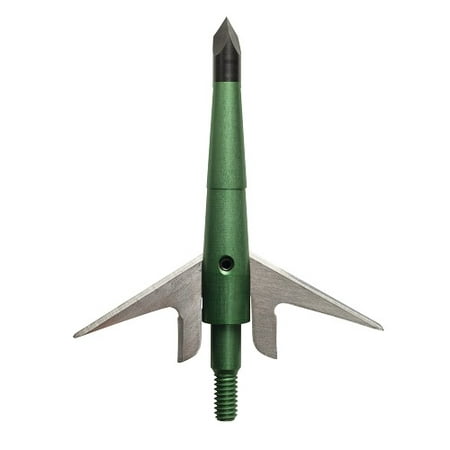 (Pack of 3) Expandable Crossbow Broadheads by Swhacker, 2 Blade 100 Grain 2