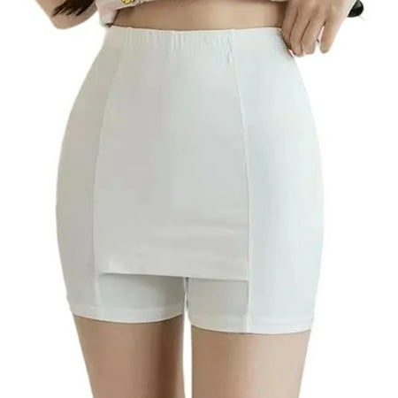 Wdfiry Women s High Waist Boyshorts Underwear Seamless Comfort Solid Color Tummy Control Boxer Briefs Stretchy Slim-fitting Hip Lift Panty