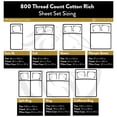 thumbnail image 3 of Superior Cotton Blend 800 Thread Count Sheet Set, King, Taupe, 3 of 4