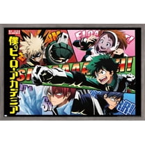 My Hero Academia - Comic Wall Poster, 22.375" x 34", Framed
