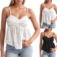 thumbnail image 3 of Basic Tank Tops for Women Vintage Plain Summer Tank Tops Adjustable Straps Comfy Square Neck Sleeveless Layering Shirts Camisole Flowy Tops Clothes Spring Outfits 2026, 3 of 6