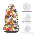 thumbnail image 4 of Daiia Colorful Balls Printed Car Seat Cover - Waterproof & Sweatproof - Universal Fit, Machine Washable, Non-Slip - Seat Protector for Car, Truck, SUV, Van (1 Pack), 4 of 5