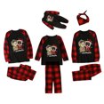 thumbnail image 1 of Pijamas Navideños Para La Familia Trajes A Juego Mamá Impreso Blusa Tops + Conjunto de Pantalones Odeerbi ODB189748, 1 of 7
