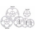 thumbnail image 3 of VerPetridure 6PCS Rose Flower Petal Cutting Mould Fondant Cake Decoration Printing Embossing Mould, 3 of 6