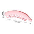 thumbnail image 6 of Shipiny Large Banana Hair Clip, Strong Grip Fixed Hairpin, High Ponytail Artifact, Stylish Durable Hair Accessory for Daily Wear and Party Hairstyle, Pink, 6 of 7