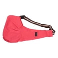 thumbnail image 1 of Pochette de Transport pour Chat, Écharpe de Transport en Tissu Oxford Taille m pour Randonnée Camping Rouge, Noir, Rayé, 1 of 8