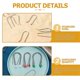 thumbnail image 3 of 24 Pcs Metal Hair Clips Hot Curler Clips Replacement Electric Roller Clips Hair Curler Securing Pins Banmo, 3 of 3