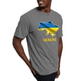 thumbnail image 4 of CafePress - Cool Ukraine Flag Ukrainian Pride Native H T Shirt - Mens Comfort Colors Shirt, 4 of 5