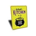 thumbnail image 3 of Witch's Kitchen Novelty Sign, Metal Wall Decor - 10x14 inches, 3 of 4
