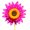 Pink, variant on OIUR Sunflower Pinwheel 3-Tier Sunflower Garden Wind Spinner Ground Insert Yard Decor Windmill for Patio Lawn Decoration