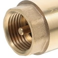 thumbnail image 4 of Heavy Duty Brass Plumbing Fitting One Way Water Valve With Thread Spring Check Valve For Garden Hose And Water Heater Backflow Preventer Golden, 4 of 8