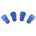thumbnail image 1 of 2Uds. Adaptador De Válvula De Bicicleta Presta A Convertidores De Bicicleta De Carretera Schrader Azul 4 Piezas, 1 of 7