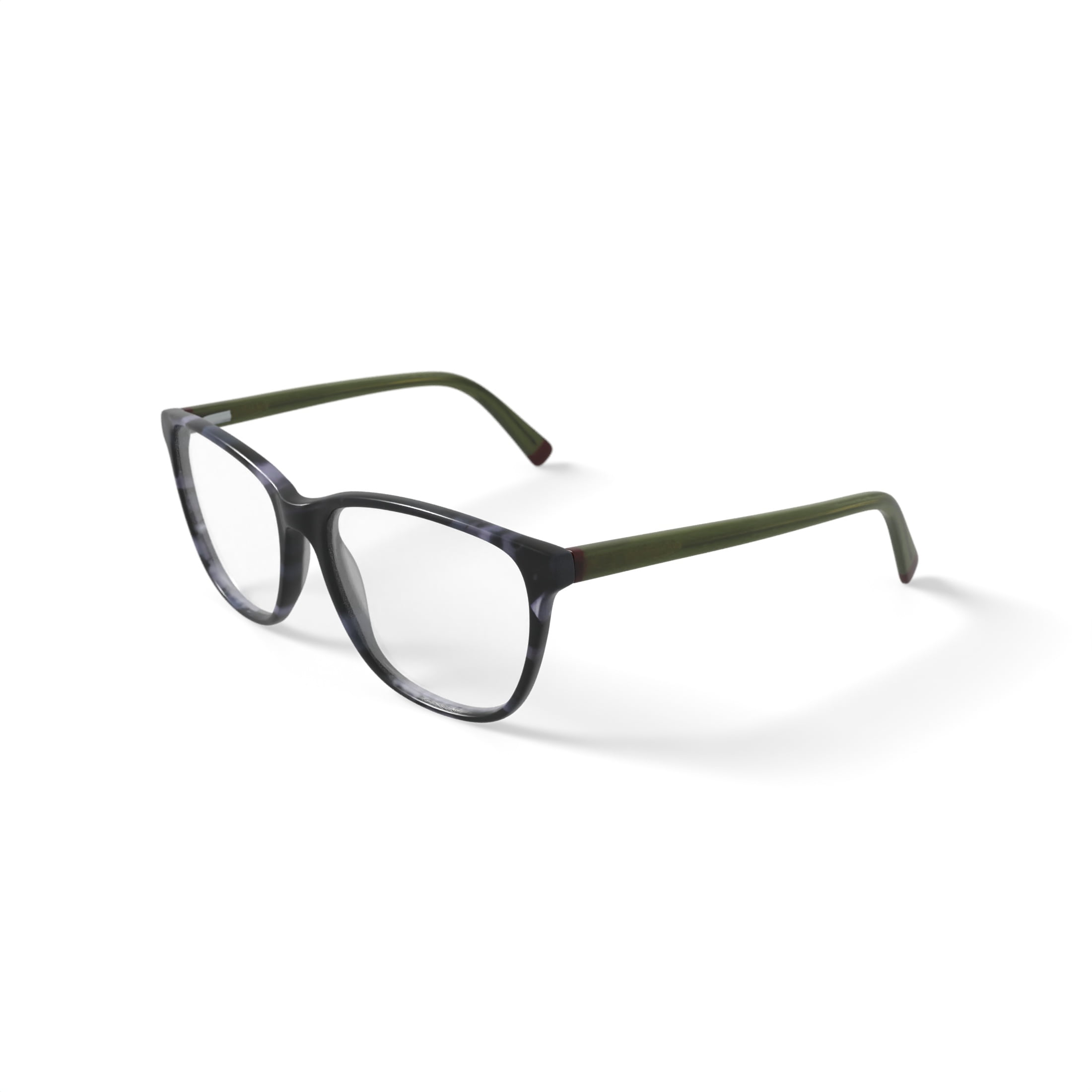 Christian Siriano Women's Amber Square Prescription Eyeglasses with Case, Grey Tortoise