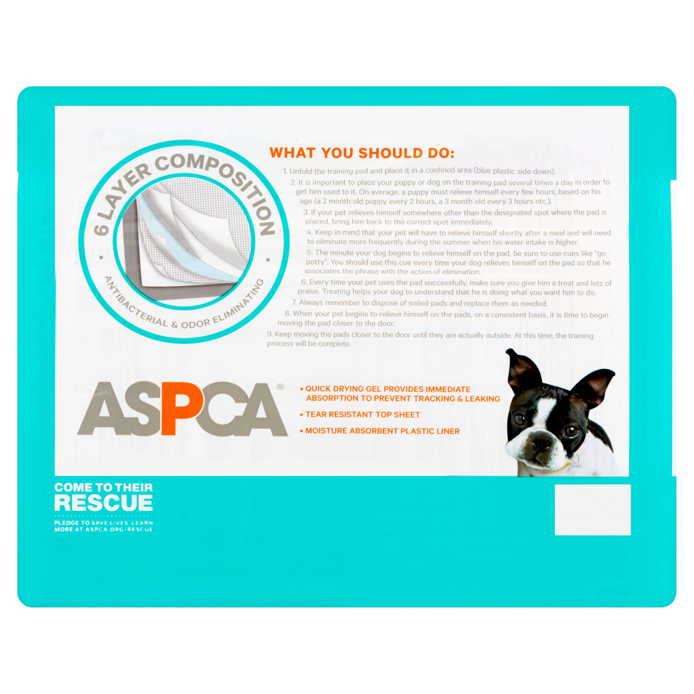 ASPCA Ultra-Absorbent Training Pads, 22 in x 22 in, 100 count