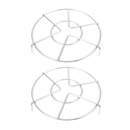 

2pcs Stainless Steel Multipurpose Steaming Rack Food Steamer Stand for Kitchen