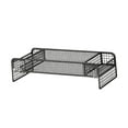 thumbnail image 3 of de 2 niveles con soporte de bolígrafo, portavasos de portátil portátil de portátiles, organizador de escritorio para el sofá del dormitorio, 3 of 8
