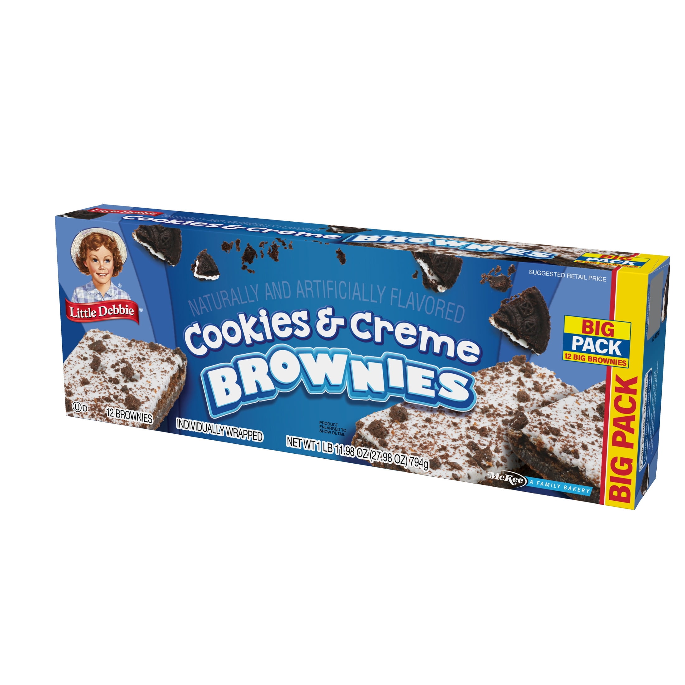 Snack Cakes, Little Debbie Big Pack Cookies & Creme Brownies