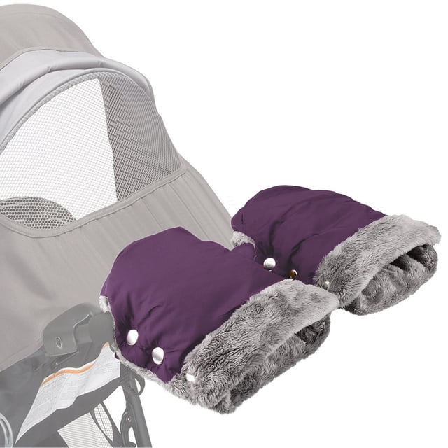 1 par de orejeras para cochecito, guantes para cochecito de bebé, mano cálida
