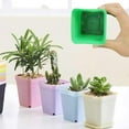 thumbnail image 3 of 50 Pcs Flower Pot Hole Mesh Pad 45x1.5mm Round Bottom Grid Mat Drainage Plant, 3 of 9
