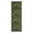 Yellow Green, variant on FairOnly Tulip Pattern 2'x6' Runner Rug Non Slip Low Pile Machine Washable Floral Rug for Hallway Bedroom Kitchen,Black Brown