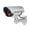 Silver, variant on Dpityserensio Solar Dummy Fake Camera Security Outdoor,Solar Powered Simulated Surveillance Cameras with 1 Flashing Red LED Light,Fake Dome Camera for Home Garden Supplies