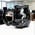 thumbnail image 3 of Taza de cerámica con forma de pipa, taza de café de cerámica, 3 of 4