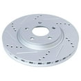 thumbnail image 5 of TRQ Ceramic Brake Pads & Performance Drilled Slotted Rotor Kit Front Rear, 5 of 6