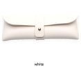 thumbnail image 1 of serony Leather Eyeglass Case Carry Bag Reading Simple Style Dustproof Protector Non-scratches Sunglass Pouch Travel Pack White, 1 of 9