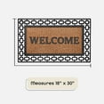 thumbnail image 3 of Wrought Iron Rubber Door Mat, Ironworks Durable, Easy to Clean & Decorative Outdoor Welcome Mats - Heavy Duty for All Weather - Doormat Traps Dirt, Debris, & Mud, 3 of 4