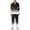 Black, variant on Dwelliawo Halloween Big Head for Mens Pajamas Set, Soft Long Sleeve Pajamas for Lightweight Button Black L