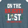 thumbnail image 3 of SpongeBob SquarePants - Plankton Naughty List - Women's Racerback Tank Top, 3 of 6