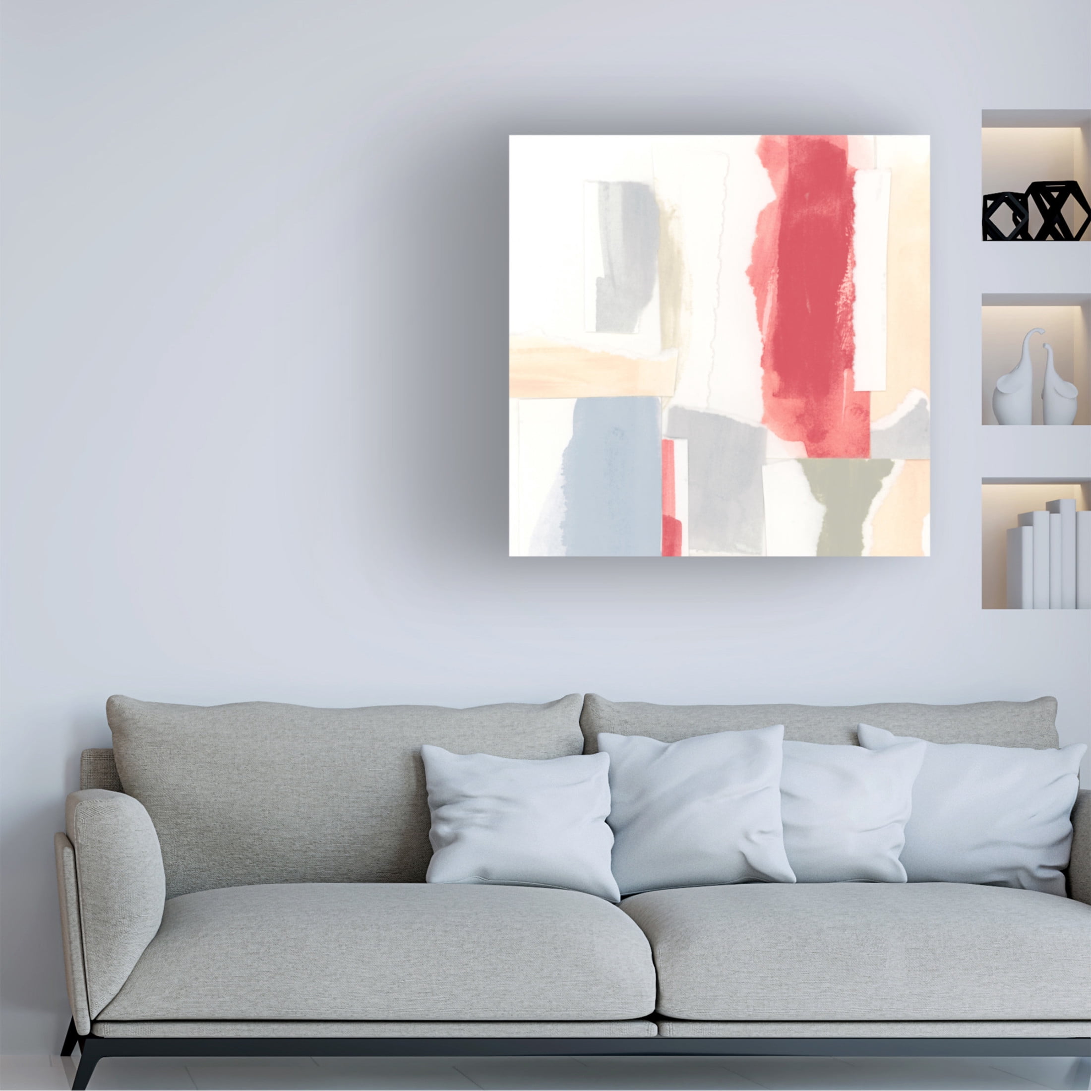 Trademark Fine Art June Erica Vess  Magenta Ignition I Canvas Wall Art