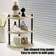 thumbnail image 5 of Fiudx Estante de Almacenamiento Multicapa, Elegante Organizador para Tazas, Cosméticos, Libros, para Cocina U Oficina, de Plástico Resistente, Diseño Compacto, Tamaño 33 X 26,5 X 40 Cm., 5 of 6