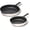 Cream, variant on Caraway Cast Iron Skillet Set - 8" & 10.5” Enameled Cast Iron Pan With 3 Layer Enamel Coating - No Seasoning Required - Compatible With All Stovetops - Free From Forever Chemicals - Rust