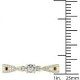 thumbnail image 4 of 1/4 Carat T.W. Diamond Split Shank Three-Stone 10kt Yellow Gold Engagement Ring, 4 of 5