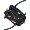 thumbnail image 4 of PULLIMORE Women Satchel Handbags Large PU Leather Shoulder Bags Top Handle Totes Briefcase Work Bag (Navy), 4 of 8