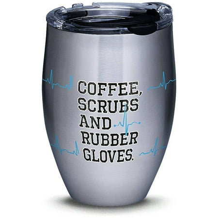 Tervis 12 oz. Stainless Steel Coffee & Scrubs Tumbler One Size Blue/black