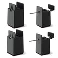 thumbnail image 1 of Bed Risers, 4 Inch Adjustable Desk Riser Blocks with Screw Clamp 4 Pack Heavy Duty Chair Raisers Fits 0-2 Inch Widths, 1 of 5