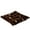 Coffee, variant on EazyTech Star Moon Printed Thick Chair Cushion with Memory Foam 16.14x16.14in Soft Cotton Seat pads for Office Dining Floor Sitting Indoor Outdoor Support Comfort Purple