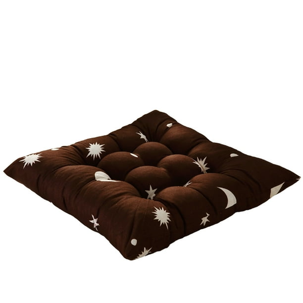 Sofa Vama Ropa de Cama Cojín de silla cepillado grueso con estampado de estrellas para oficina, estudiantes, para las cuatro estaciones, cojín para silla de comedor for Navideño