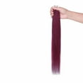 thumbnail image 2 of MY-LADY Tape in 100% Real Remy Russian Human Hair Extensions Seamless Full Head Skin Weft Highligh Hairpiece Straight 20pcs Purple 12"-24", 2 of 10