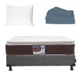 thumbnail image 1 of Colchón Matrimonial + Box Plomo + Sábanas + Almohada de Osos Spring Air Promo 2000, 1 of 8