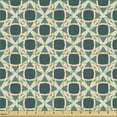 thumbnail image 2 of Ambesonne Abstract Fabric by the Yard Upholstery, Drawing Funky Shapes, 2 Yards, Slate Blue Champagne, 2 of 5