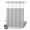 Gray,, variant on No Hook Shower Curtain, Gray Solid Color Shower Curtains for Bathroom with See Through Top Window, Modern Minimalist Pure Color Waterproof & Washable Bath Curtain 66"x72"
