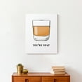 thumbnail image 4 of Creative Products YouÃ¢â‚¬â„¢re Neat Bourbon Canvas Wall Art, 16x20, 4 of 5